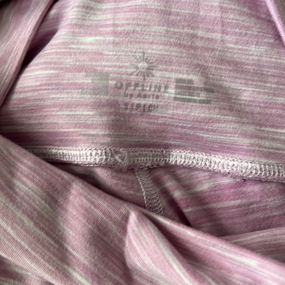 Aerie Offline Ombré Pink Leggings - Picture 3 of 3
